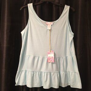 NWT Stella Parker blue sleevless top small